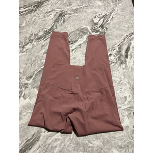 Women's Lululemon aling Leggings Size 4 Mauve